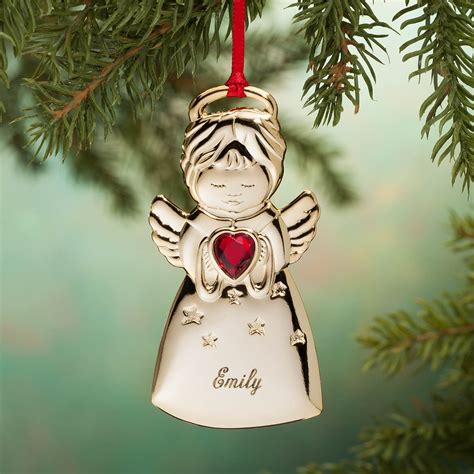 angel personalized christmas ornaments|angel ornaments on clearance.